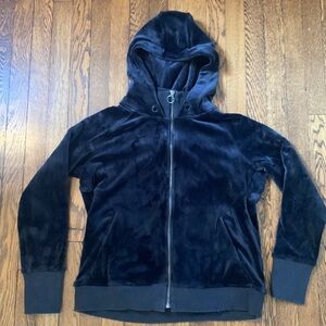 Athleta Kozy Karma zip-up hoodie, Black, Large, GUC